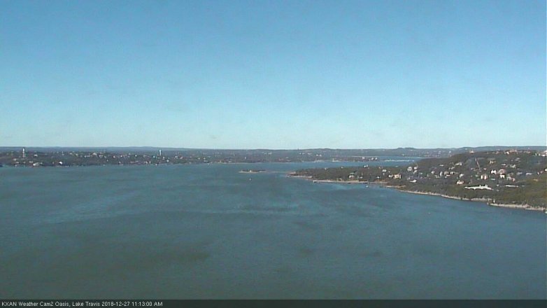 Lake Travis webcam, December 27, 2018 10:15 AM CT