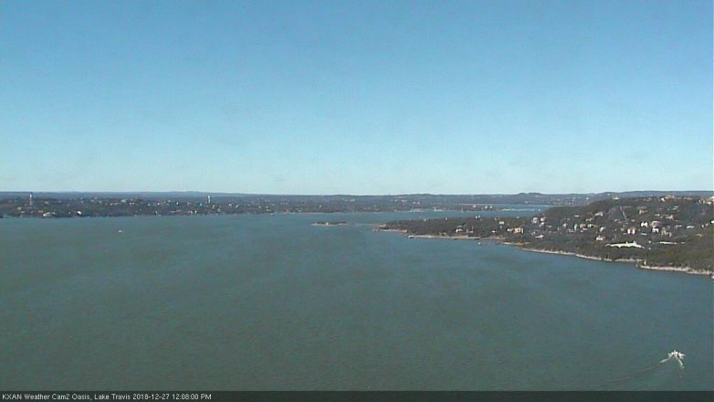 Lake Travis webcam, December 27, 2018 11:10 AM CT