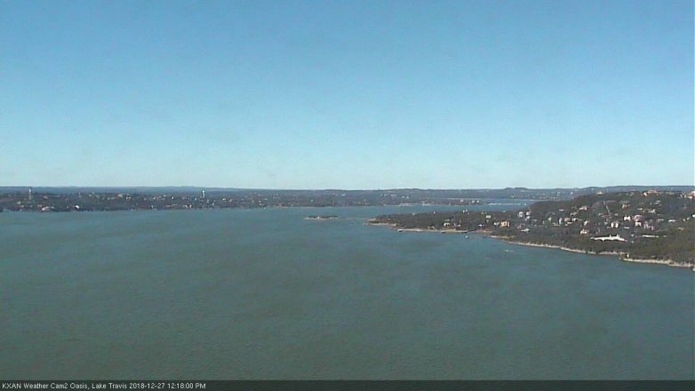 Lake Travis webcam, December 27, 2018 11:20 AM CT