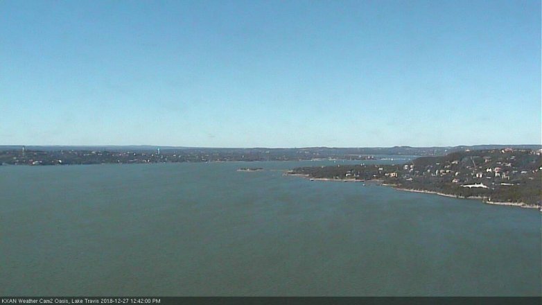 Lake Travis webcam, December 27, 2018 11:45 AM CT