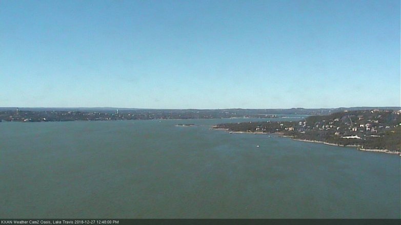 Lake Travis webcam, December 27, 2018 11:50 AM CT