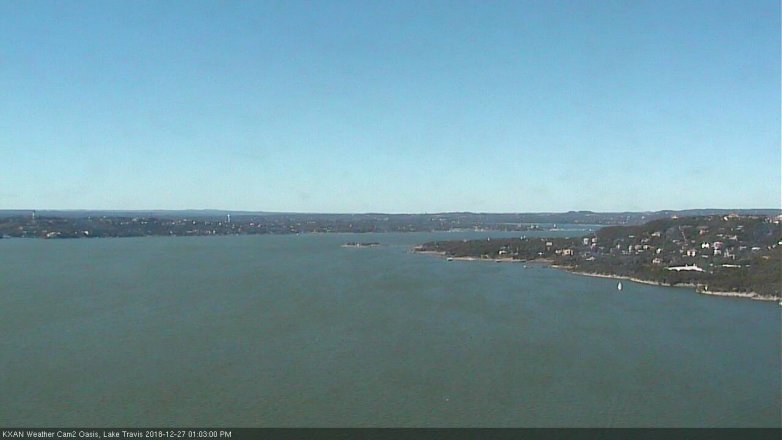 Lake Travis webcam, December 27, 2018 12:05 PM CT
