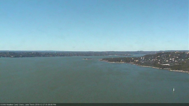 Lake Travis webcam, December 27, 2018 12:10 PM CT