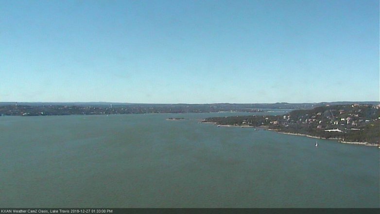 Lake Travis webcam, December 27, 2018 12:35 PM CT