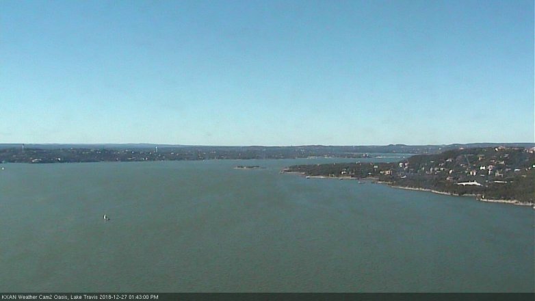 Lake Travis webcam, December 27, 2018 12:45 PM CT