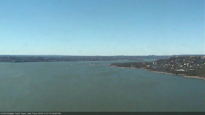 Lake Travis webcam, December 27, 2018 12:50 PM CT
