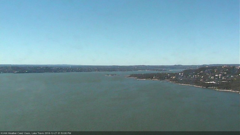 Lake Travis webcam, December 27, 2018 12:55 PM CT