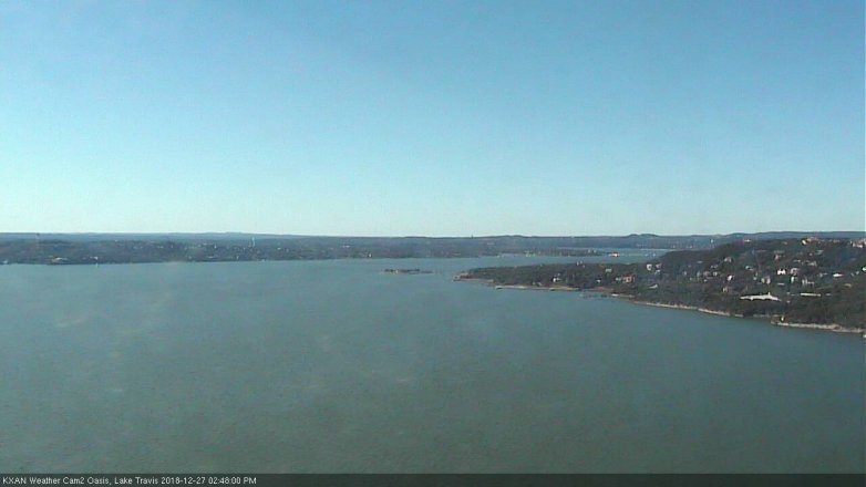 Lake Travis webcam, December 27, 2018 1:50 PM CT