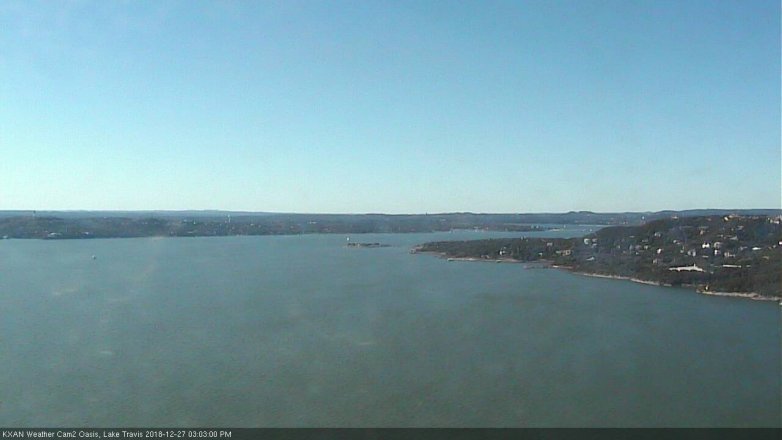 Lake Travis webcam, December 27, 2018 2:05 PM CT