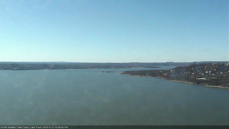 Lake Travis webcam, December 27, 2018 2:10 PM CT