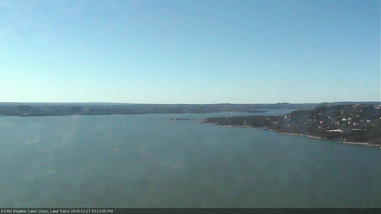 Lake Travis webcam, December 27, 2018 2:25 PM CT