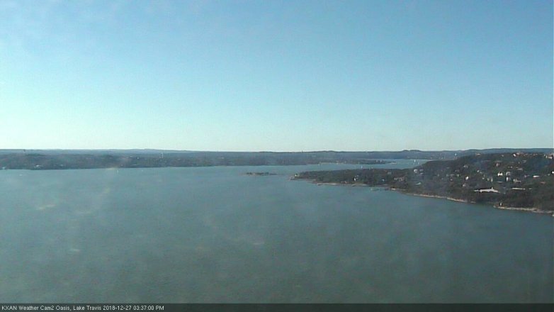 Lake Travis webcam, December 27, 2018 2:40 PM CT