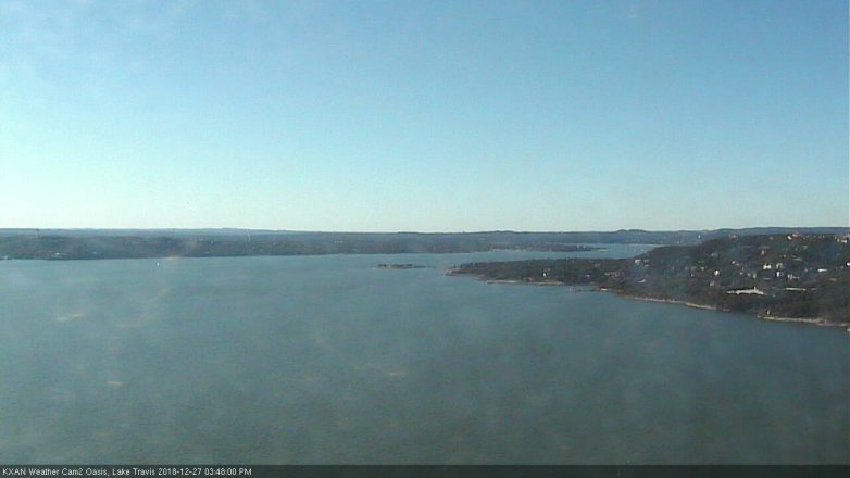 Lake Travis webcam, December 27, 2018 2:50 PM CT