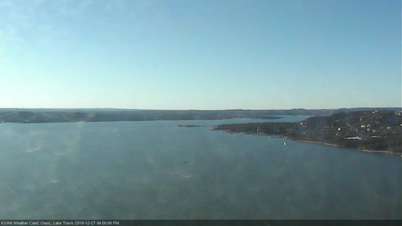 Lake Travis webcam, December 27, 2018 3:10 PM CT