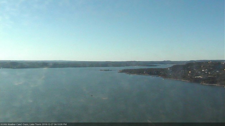 Lake Travis webcam, December 27, 2018 3:20 PM CT