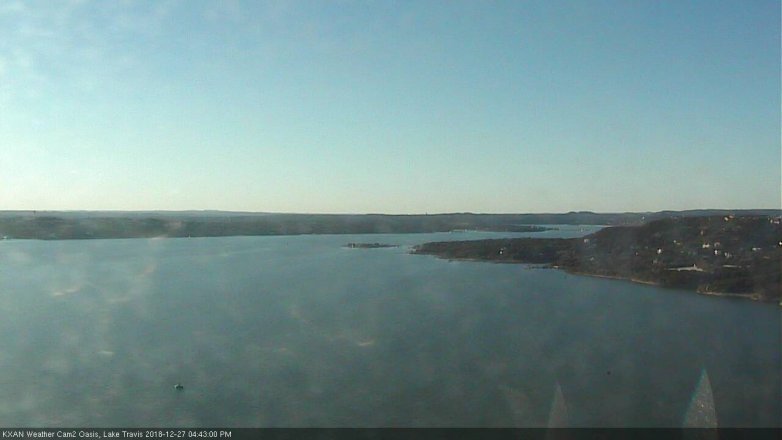Lake Travis webcam, December 27, 2018 3:45 PM CT