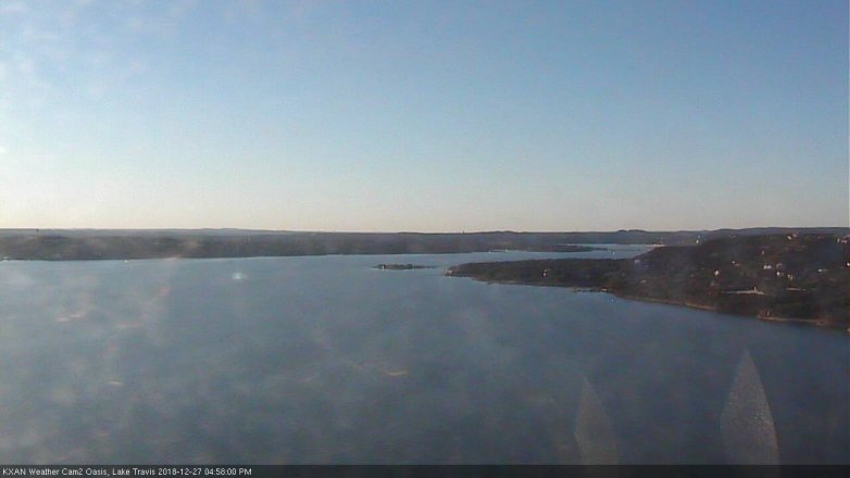 Lake Travis webcam, December 27, 2018 4:00 PM CT