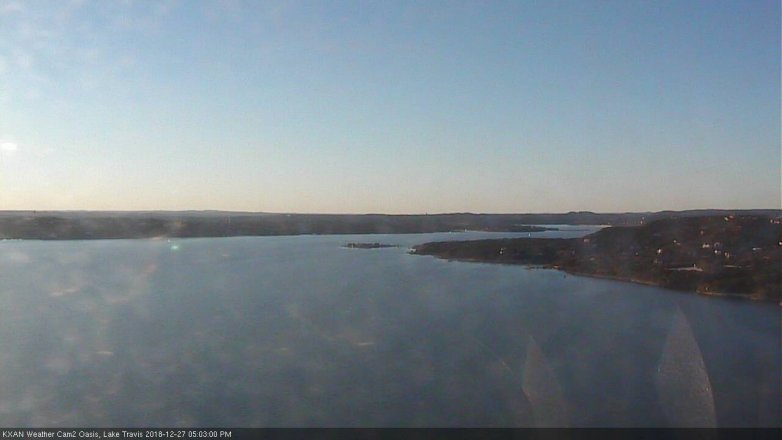 Lake Travis webcam, December 27, 2018 4:05 PM CT