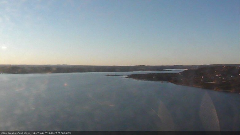 Lake Travis webcam, December 27, 2018 4:10 PM CT