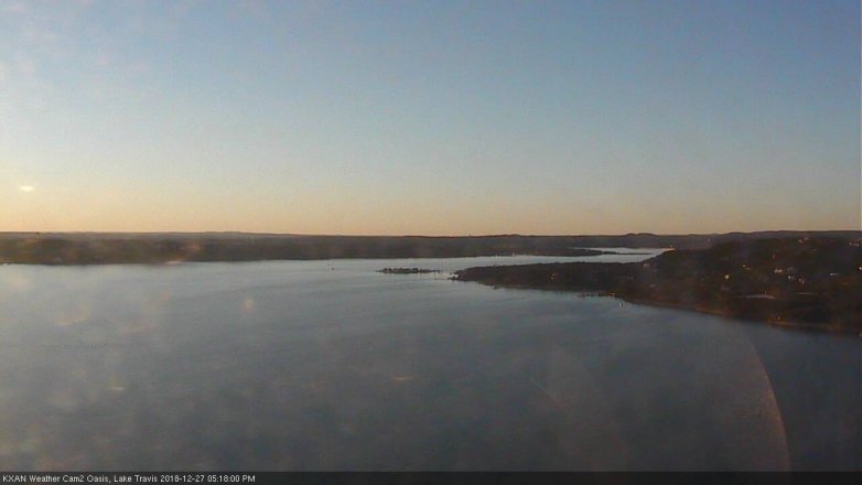 Lake Travis webcam, December 27, 2018 4:20 PM CT