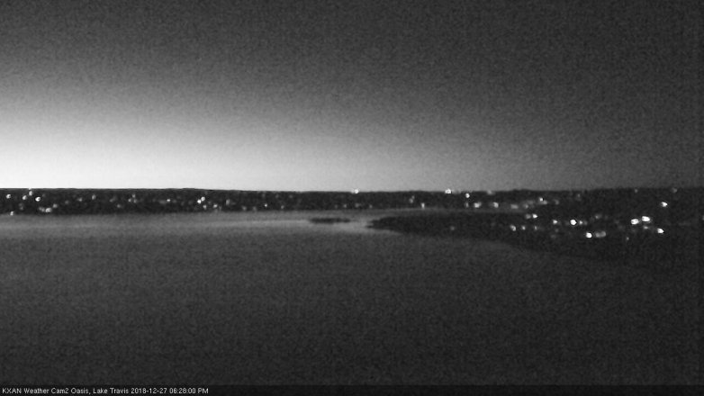 Lake Travis webcam, December 27, 2018 5:30 PM CT