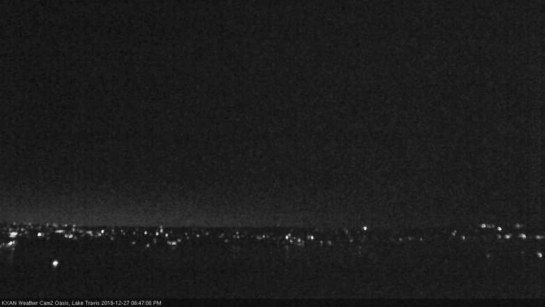 Lake Travis webcam, December 27, 2018 5:50 PM CT