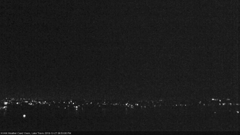 Lake Travis webcam, December 27, 2018 5:55 PM CT