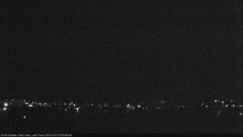 Lake Travis webcam, December 27, 2018 6:05 PM CT