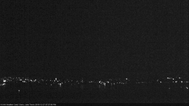 Lake Travis webcam, December 27, 2018 6:40 PM CT