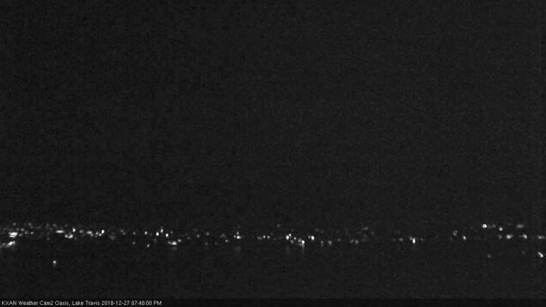 Lake Travis webcam, December 27, 2018 6:50 PM CT