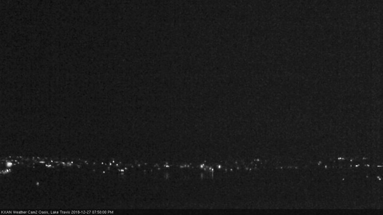 Lake Travis webcam, December 27, 2018 7:00 PM CT