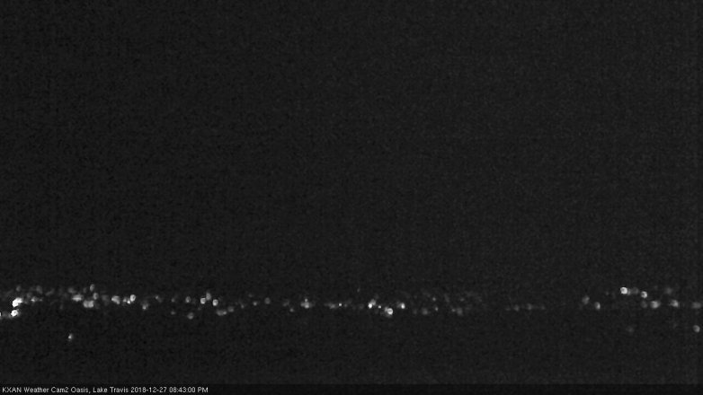 Lake Travis webcam, December 27, 2018 7:45 PM CT