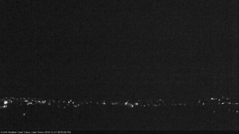 Lake Travis webcam, December 27, 2018 7:55 PM CT