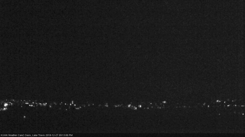Lake Travis webcam, December 27, 2018 8:15 PM CT