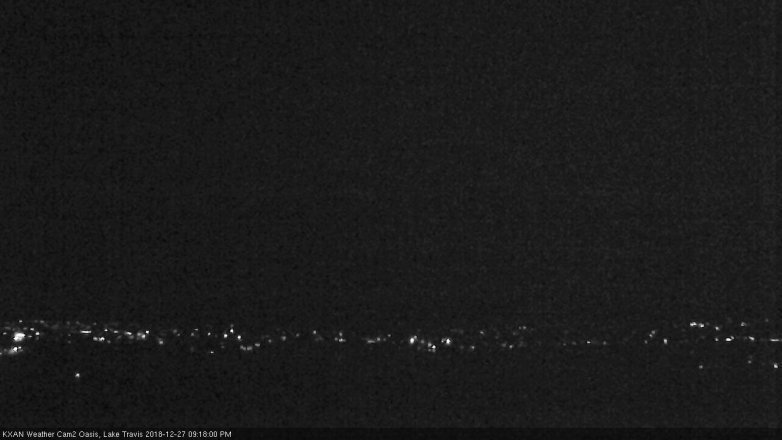 Lake Travis webcam, December 27, 2018 8:20 PM CT