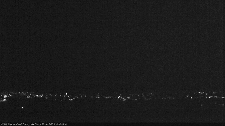 Lake Travis webcam, December 27, 2018 8:25 PM CT