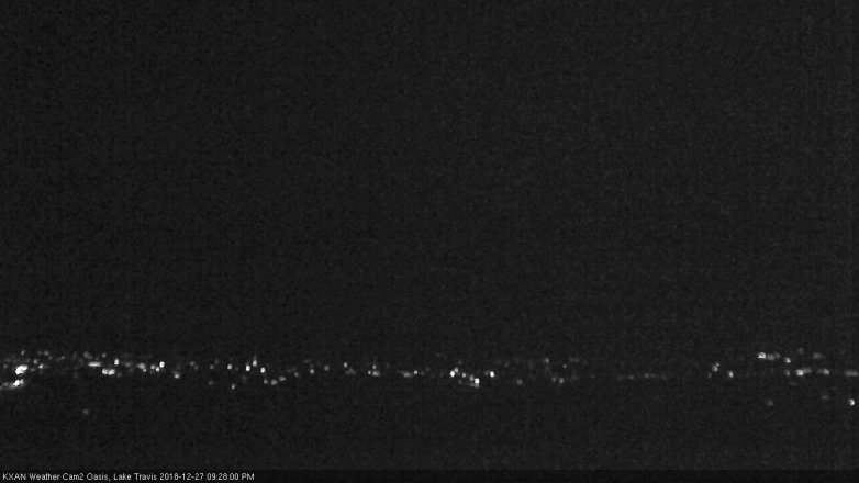 Lake Travis webcam, December 27, 2018 8:30 PM CT