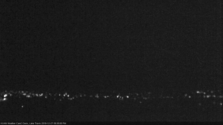 Lake Travis webcam, December 27, 2018 8:40 PM CT