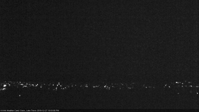 Lake Travis webcam, December 27, 2018 9:05 PM CT