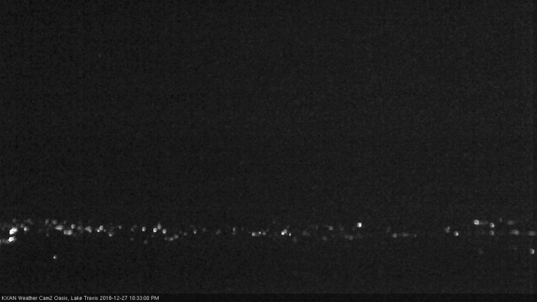 Lake Travis webcam, December 27, 2018 9:35 PM CT