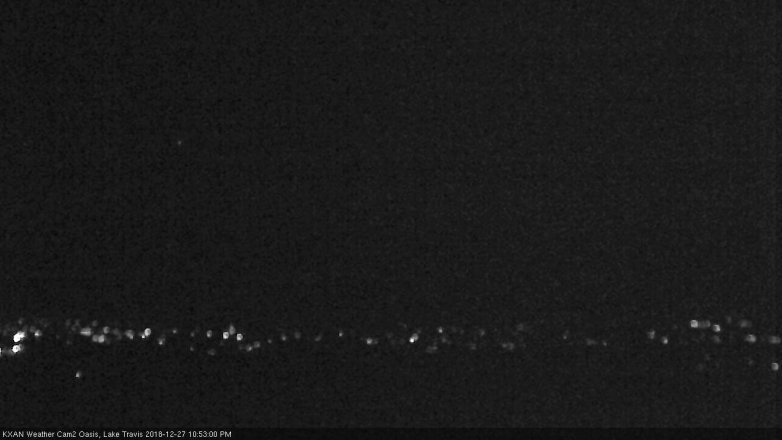 Lake Travis webcam, December 27, 2018 9:55 PM CT