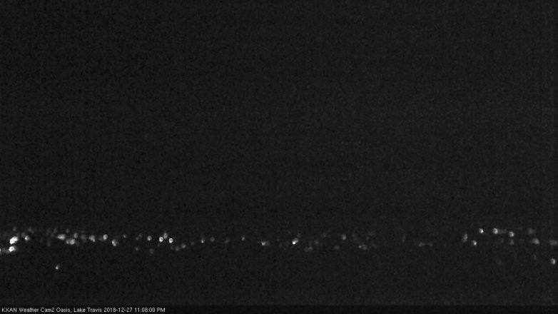 Lake Travis webcam, December 27, 2018 10:10 PM CT