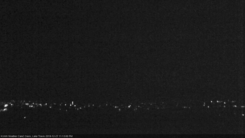 Lake Travis webcam, December 27, 2018 10:15 PM CT