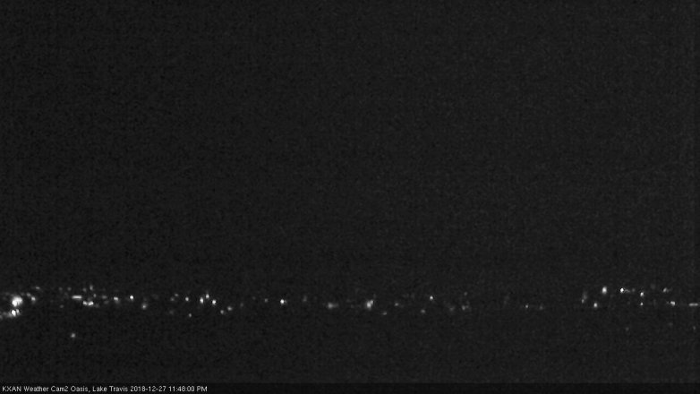 Lake Travis webcam, December 27, 2018 10:50 PM CT