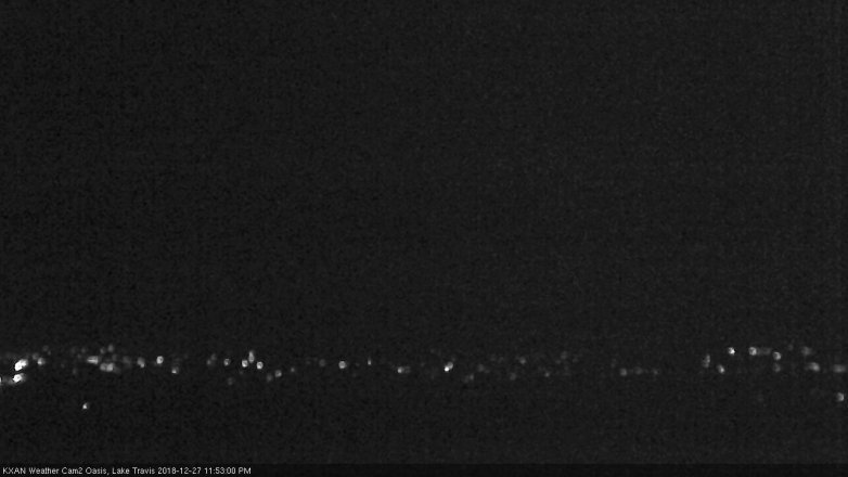 Lake Travis webcam, December 27, 2018 10:55 PM CT