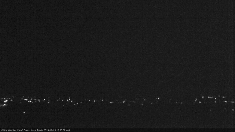 Lake Travis webcam, December 27, 2018 11:05 PM CT