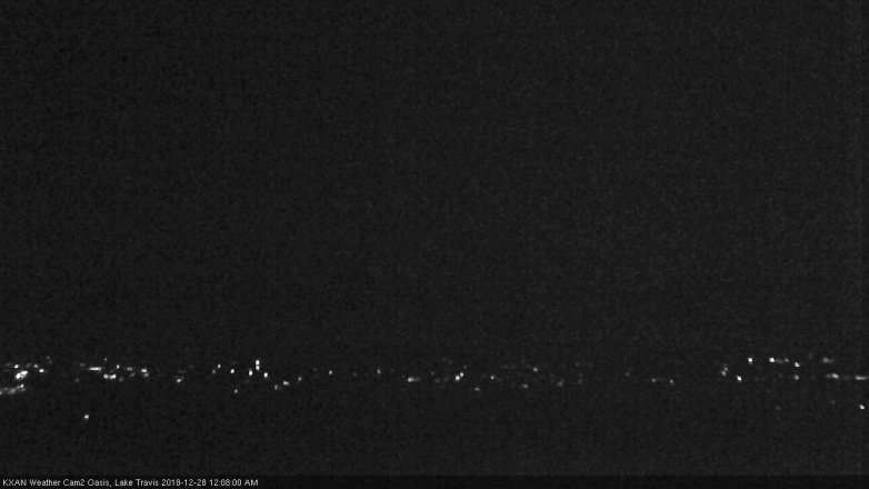 Lake Travis webcam, December 27, 2018 11:10 PM CT