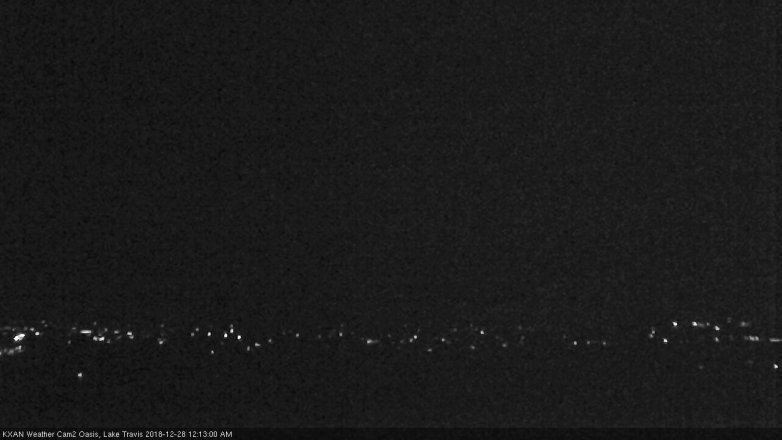 Lake Travis webcam, December 27, 2018 11:15 PM CT