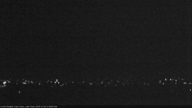 Lake Travis webcam, December 27, 2018 11:40 PM CT
