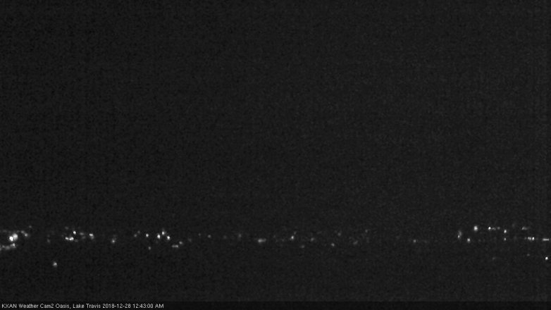 Lake Travis webcam, December 27, 2018 11:45 PM CT